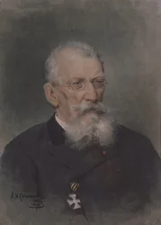 Portret van de kunstenaar Pyotr P. Sokolov 1821-1899