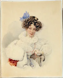Portret van Jekaterina Pavlovna Bakunina