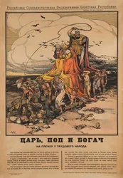 De tsaar, de priester en de rijke man, 1919