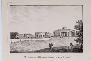 Het Yelagin-paleis in Sint-Petersburg Serie Zichten van Sint-Petersburg