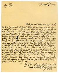 Brief van Alexander Pope aan Charles Montagu, 3 december 1714