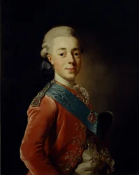 Portret van Groothertog Pavel Petrovich 1754-1801, 1776