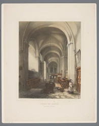 Interieur van Abdijkerk Rolduc