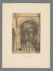Interieur van Sint-Servaasbasiliek te Maastricht