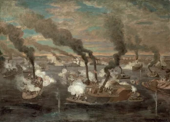 Grote Zeeslag van Memphis, Tennessee op 6 juni 1862
