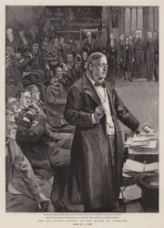 De nachtelijke zitting in het Lagerhuis