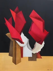 Rode geometrische figuur