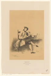 Zelfportret van Cornelis Troost