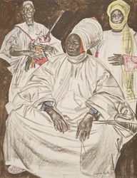 Barma Mata, Sultan van Zinder, uit Dessins et Peintures d