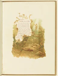 Programma voor het ballet La Perle door Marius Petipa en Riccardo Drigo, 1896