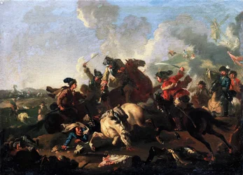 Scène uit de slag bij Poltava