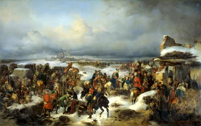 De verovering van de Pruisische vesting Kolberg op 16 december 1761