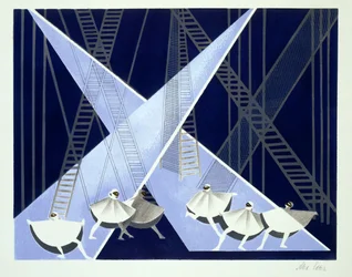 Decorontwerp voor een Ballet, illustratie uit 