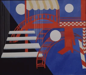 Toneelontwerp Revue voor de Editie Décors de Théâtre, 1927