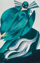 Beeldje van het derde vrouwelijke masker