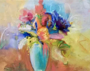 Kleurrijke abstracte bloemen