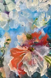 Kleurrijke impressionistische bloemen