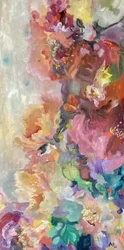 Levendige abstracte bloemen