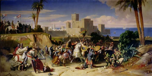 De inname van Beiroet door de kruisvaarders in 1197