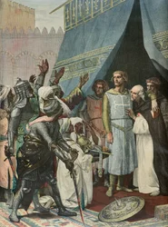 Saint Louis a jerusalem (Gravure)