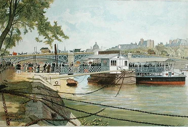 De Ponton bij Suresnes, naast de Pont des Saints Peres