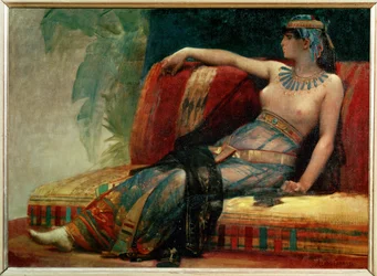 Farao Cleopatra VII (schilderij op doek)