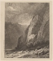 Kliffen in een storm