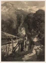 De Simplonweg, Meillerie, Frankrijk