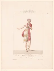 Portret van mevrouw Duchenois in de rol van Alzire