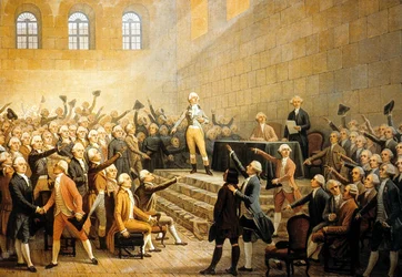 Vergadering van de notabelen van de Dauphine, Frankrijk, op 21 juli