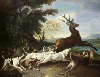 De Hertenjacht, 1718