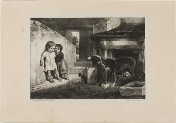 Kinderen Bang voor een Hond