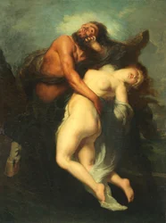 De ontvoering van Deianeira door de centaur Nessus