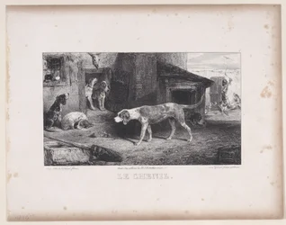De Kennel, uit de serie Jachtscènes, 1829