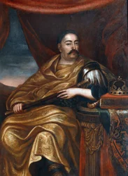 Portret van Jan III Sobieski (1629-1696), koning van Polen en groothertog van Litouwen