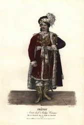 Jean Audeville Fresnoy als Menzicoff in La Famille de Menzicoff door J-J-M Duperche, Ambigu Comique