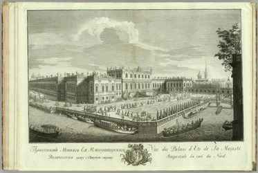 Het Zomerpaleis in Sint-Petersburg Boek ter gelegenheid van het 50-jarig jubileum van de oprichting van Sint-Petersburg, 1753