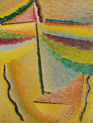 Abstract hoofd: De beschermengel, 1933