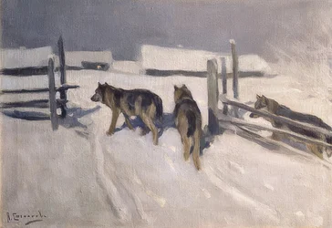 Wolven. Winternacht