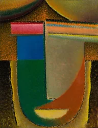 Abstract hoofd Afrika
