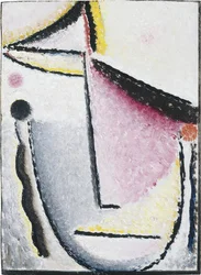 Abstract Hoofd: Peinzend, 1929-1930