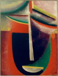 Abstract hoofd: Mysterie