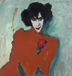 Portret van de danser Alexander Sacharoff
