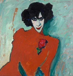 Portret van de danser Alexander Sacharoff