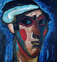 Hoofd van een Man (Alexander Sacharoff), ca. 1911