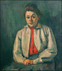 Helene met rode vest