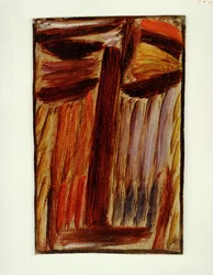 Grote meditatie (olieverf op doek)