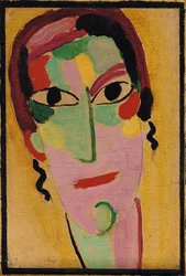 Mystiek hoofd: volledig wakker, ca. 1917
