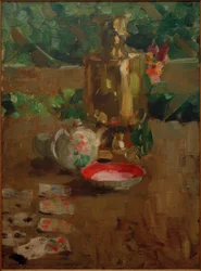 Stilleven met samovar