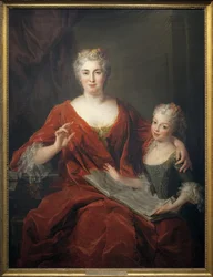 Madame de la Sablonniere en haar dochter